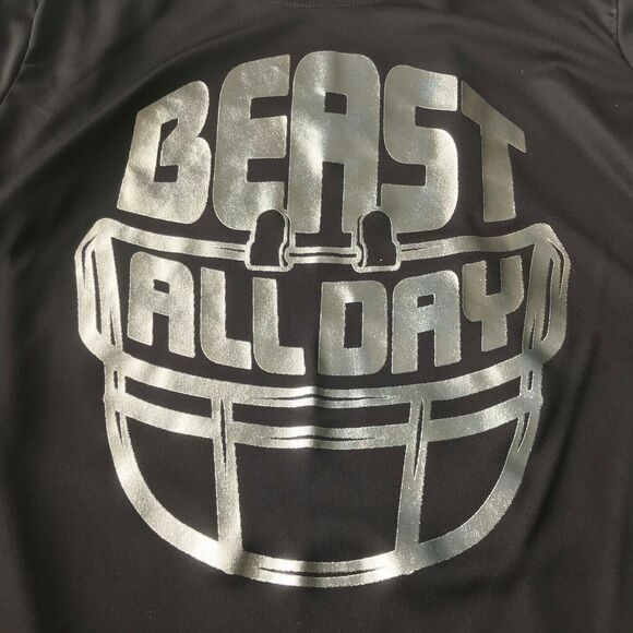 Athletic Works Boys Performance Active Tee T-Shirt Graphic Beast All Day Sz L - Picture 3 of 11